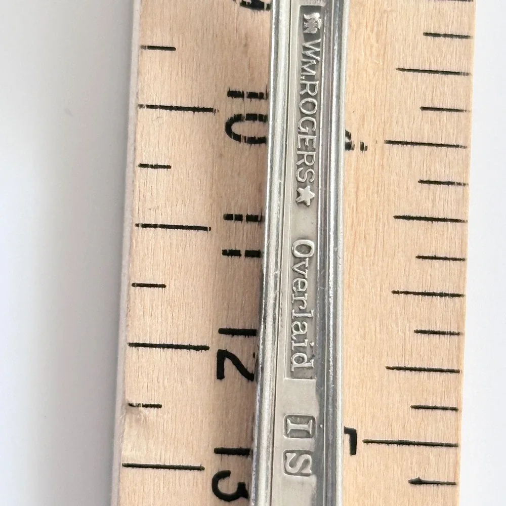 WM Rogers Treasure 1940 Overlaid IS Silverplate Dinner Spoon 8 3/4